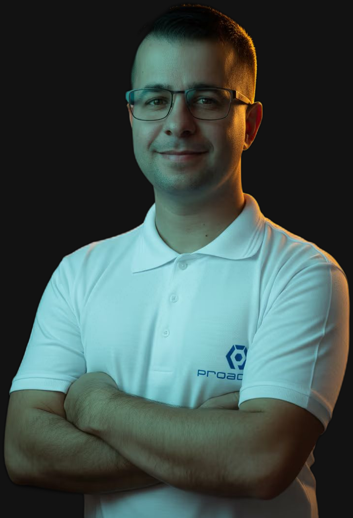 Alex Hinckel, fundador da empresa de TI Proactus Tecnologia, após 15 anos de experiência em TI