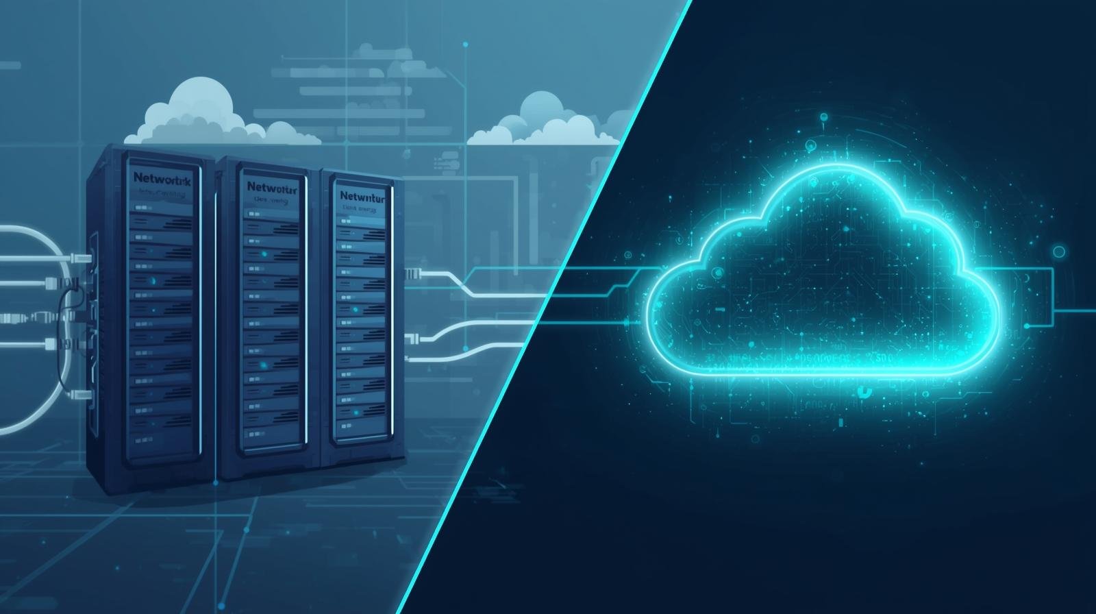 Infraestrutura de TI na empresa ou na nuvem em Curitiba e região metropolitana, comparando on-premise e cloud
