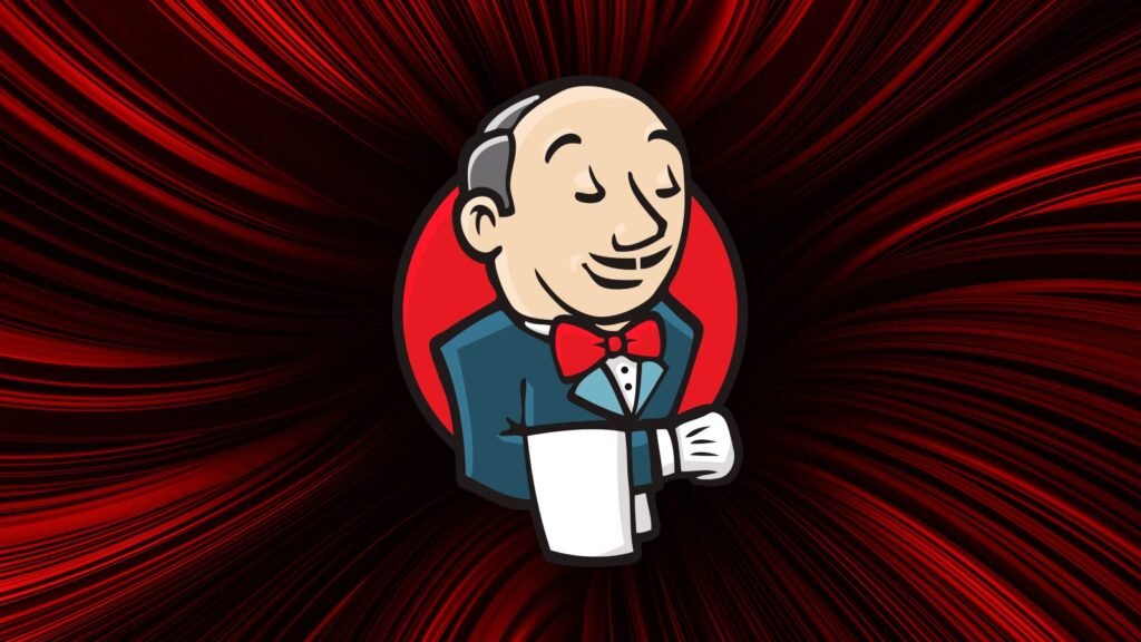 Ilustração sobre Jenkins automatizando processos de desenvolvimento e entrega de software.