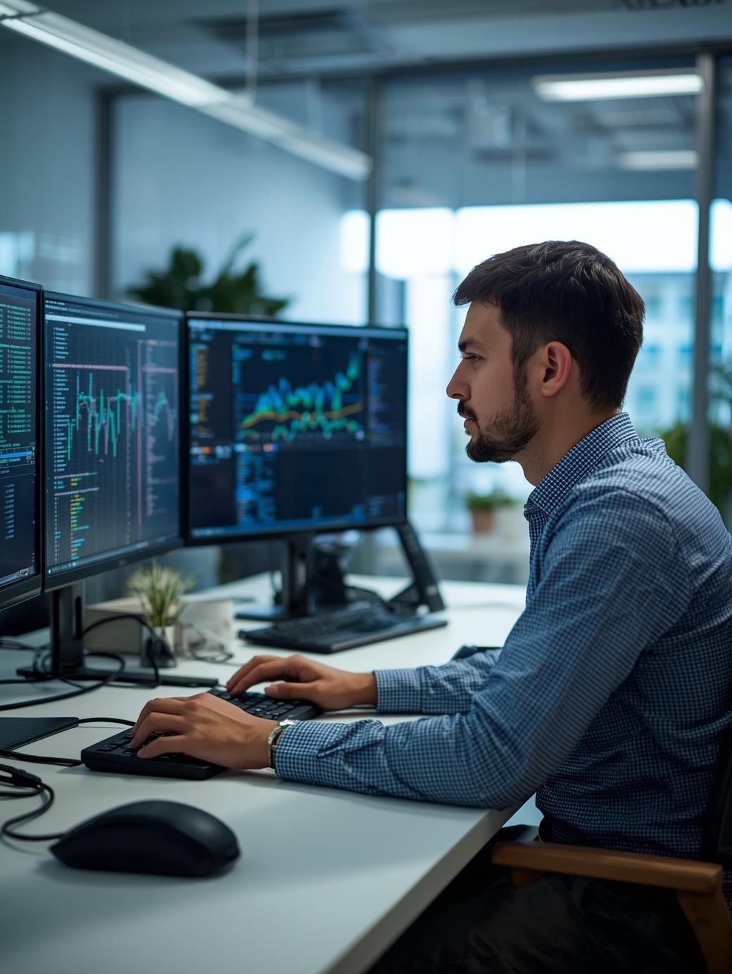 Profissional de TI atuando no monitoramento de TI proativo de sistemas e ativos de tecnologia das empresas.