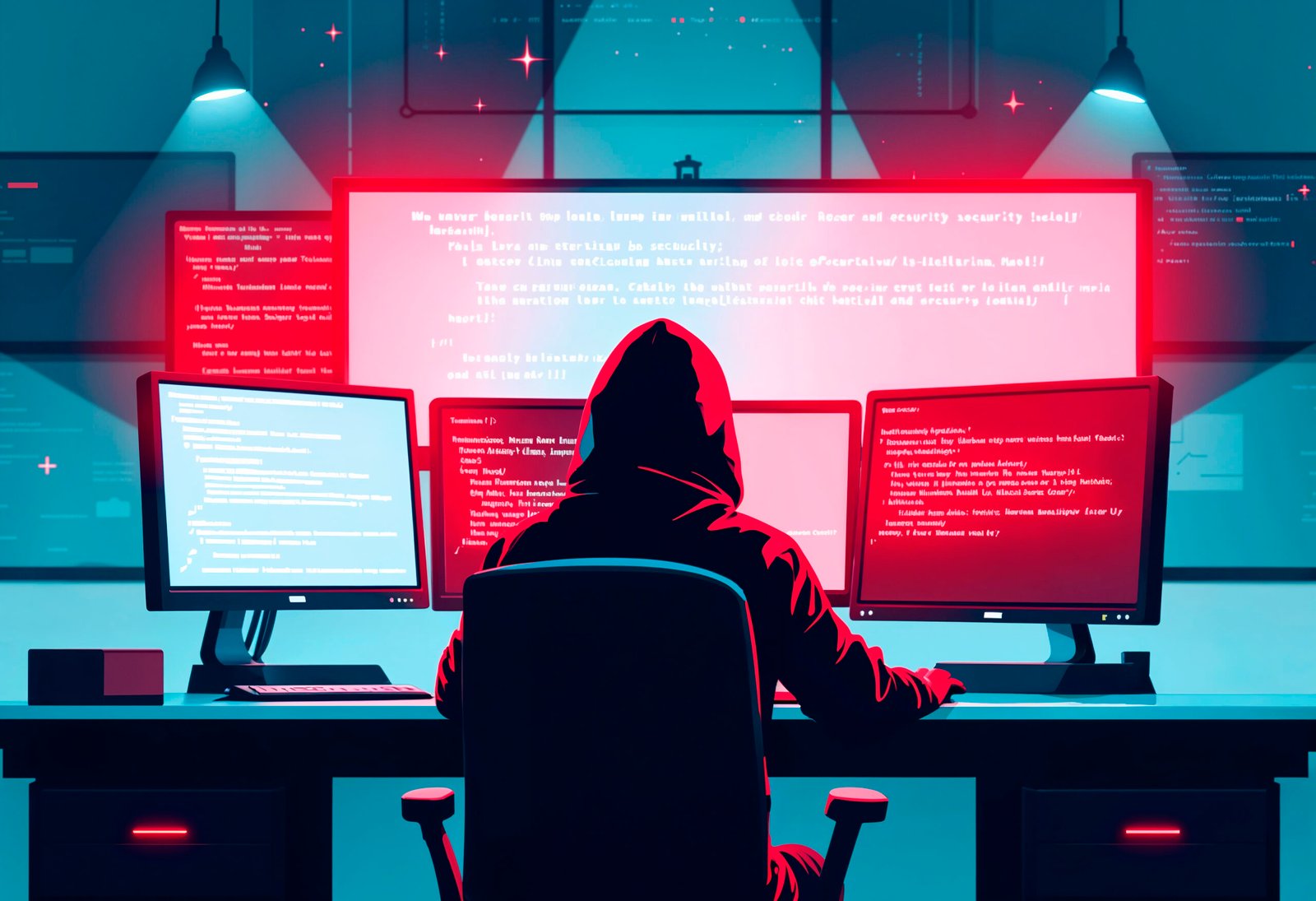 Proteção de rede e firewall como parte dos conceitos de cibersegurança para empresas.