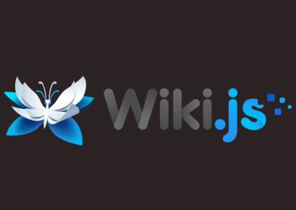 Logo do Wiki.js, plataforma para gestão de conteúdo e documentação empresarial.